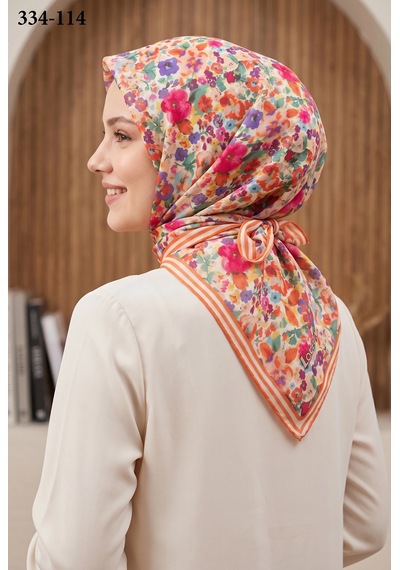 Locella Lo'cella Soft Pamuk Eşarp 334-114 Çok Renkli
