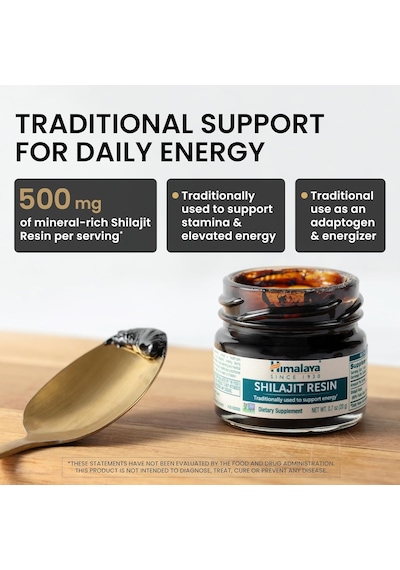 Himalaya Shilajit Resin 60% Fulvic Acid 20 Gr