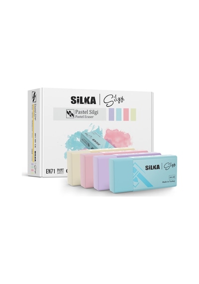 Yaygan Silka Pastel Silgi 24'Lü Kutu Art44