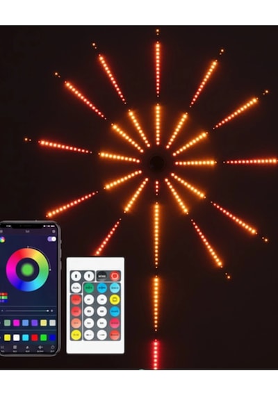 Uygulama Destekli Rgb Led Kutlama Süsü Duvar Aydınlatması Renkli 67935184