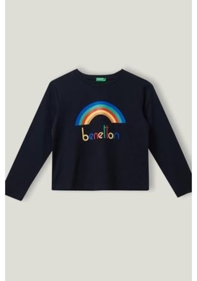 Over-Q Benetton Tshirt Kırık Beyaz