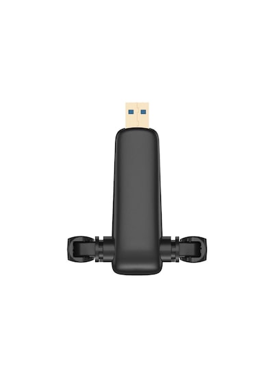 Çift Antenli Ax1800 Mbps Wifi6 Çift Antenli Yüksek Hızlı 2.4g & 5g Destekli Kablosuz Usb Adaptörü
