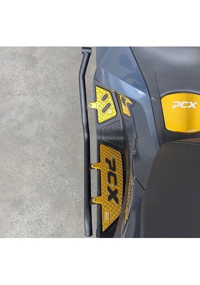 Honda Pcx 125 2025-2026 Koruma Demiri Basamak Paspas Seti Metal Modifiye Kırmızı Renk Kırmızı