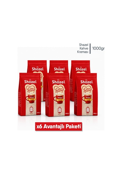 Shazel Kahve Kreması - 1000 G Flat Bottom
