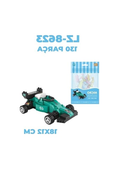 Yarış Seti - 2'li Araba Motoru Ve Farklı Model Dekoratif Yapım Seti