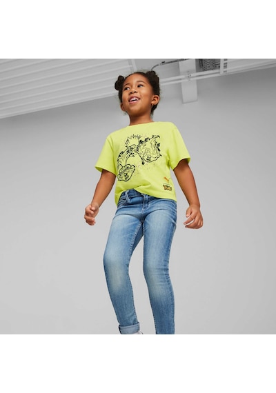 Puma X Trolls Graphic Çocuk T-shirt 624854 38 Yeşil