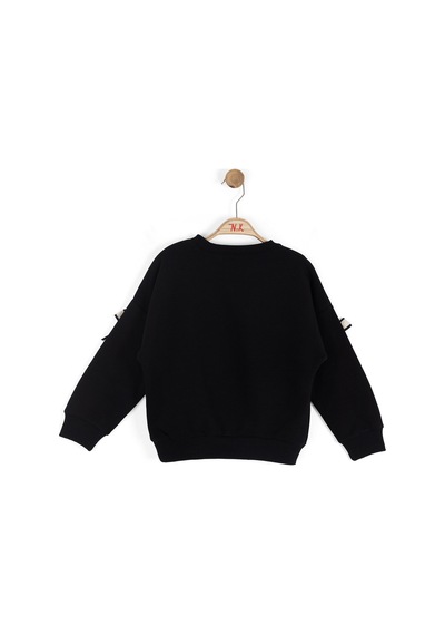 Xo Kids Kız Çocuk Sweatşirt 4-8 Yaş 39508 Siyah Xo Kids Kız Çocuk Sweatşirt 4-8 Yaş 39508 Siyah