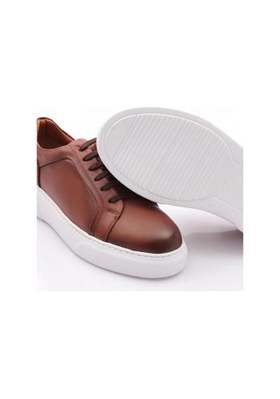 Dgn Tito Erkek Sneakers Ayakkabi Taba Beyaz