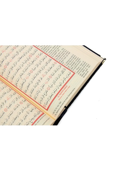 Hediyelik Türkçe Mealli İsme Özel Orta Boy Kadife Kaplı Kuranı Kerim Siyah