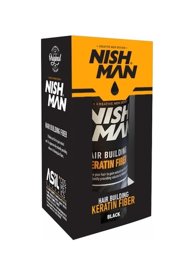 Nish Man Keratin Fiber Black 21 Gr