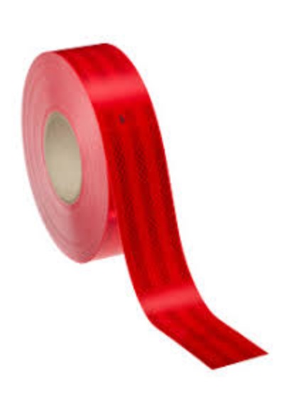 3m 50 Metre - Tse / E1 Onaylı Reflektif Şerit Kırmızı