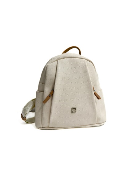Just Polo Kadın Yeni Sezon Büyük Boy Sırt Çantası 6011mh Krem Camel Yeni