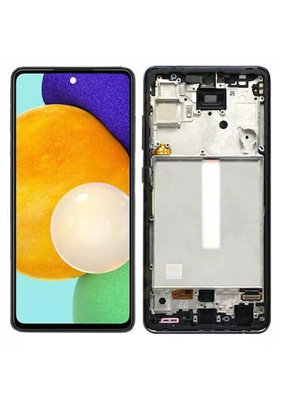 Samsung Galaxy Uyumlu A52 Sm A525f Lcd Ekran Dokunmatik Çıtalı Tft