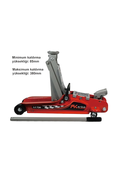 Fk Frıko 2.5 Ton Timsah Kriko 13.3 Kg -arabalı- Profesyonel Kullanıma Uygundur