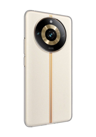 Realme 11 Pro Plus Kılıf Süper Silikon Kapak - Renksiz Renksiz Renksiz