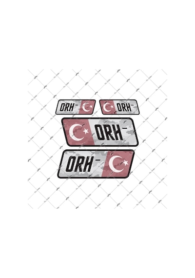 Bay Etiket Bt11 Reflektif 0 Rh Negatif () Kan Grubu Sticker Seti