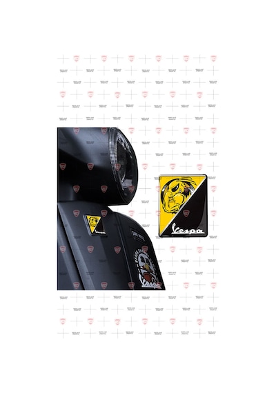 Vespa Siyah Sarı Arı Logo Gts Gt Et Px S Lx 125 150 250 300 300Ie
