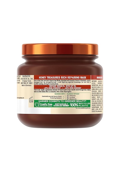 Garnier Whole Blends Honey Treasures Onarıcı Saç Maskesi 340ml