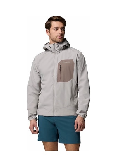 Columbia Tall Heights Iıı Kapüşonlu Erkek Softshell-9141 Gri