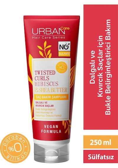 Urban Care Twisted Curl Hibiscus & Shea Butter Saç Bakım Şampuanı 200 ML
