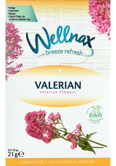 Wellnax Dolap ve Çekmece Kokusu Valerian Çiçeği Kesesi 5 x 21 G