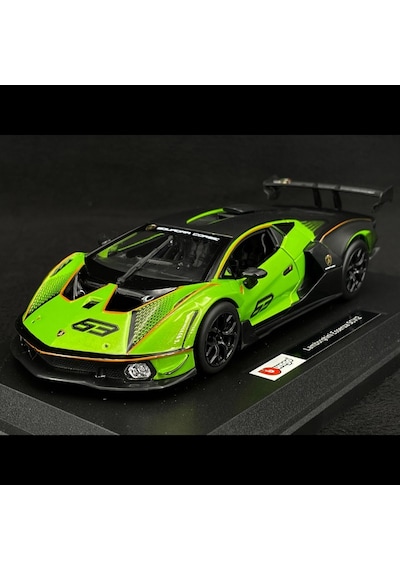 Lamborghini Essenza Scv12 Yeşil 1/24 Araba Diecast Model