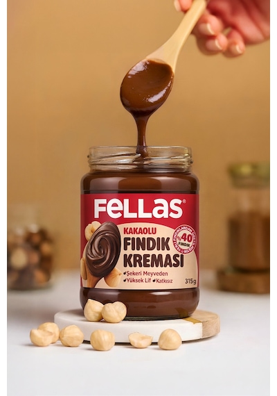 Kakaolu Fındık Kreması 315 G + Fıstık Ezmesi - %100 300 G