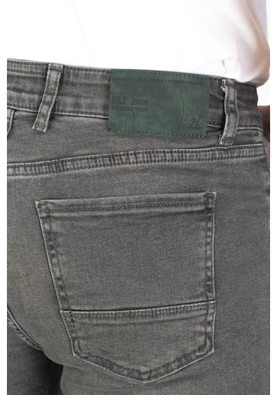 HLT Jeans Erkek Açık Haki Regular Fit Rahat Kesim Esnek Likralı Denim Jeans Kot Pantolon 001