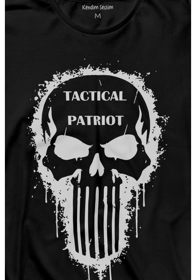 Tactical Patriot Military Vatansever Savaşçı Uzun Kollu Tişört Baskılı T-shirt 001
