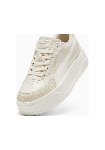Puma Karmen Iı Idol Animal Fever Beyaz Kadın Krem Sneaker 39879501 Beyaz - Krem
