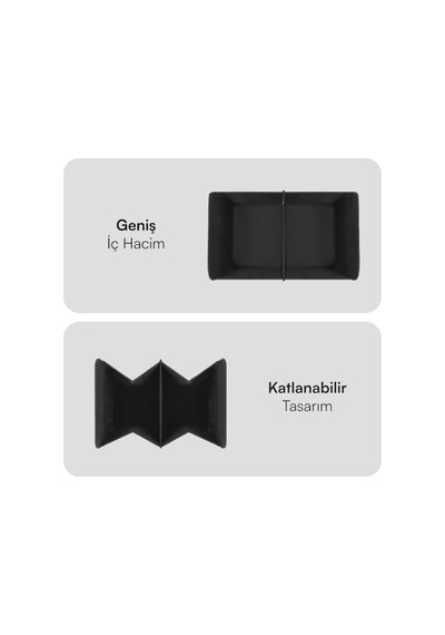 Mcc-5100 Katlanır Bagaj Organizer Araç Bagaj Düzenleyici, Car Trunk Organizer, Suya Dayanıklı Kumaş, Güçlend