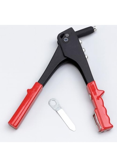 Perçin Tabancası Ergonomik Saplı Dayanıklı Metal Gövde 24 Cm Profesyonel El Aleti