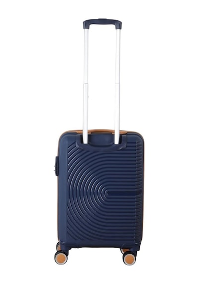 Mçs Bavul Büyük Ve Kabin 2li Set Kırılmaz Silikon Valiz V374 Laci/hardal Lacivert