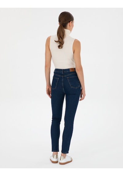 Pierre Cardin Kadın Koyu Mavi Pantolon Jean 50318253-vr032 Koyu Mavi