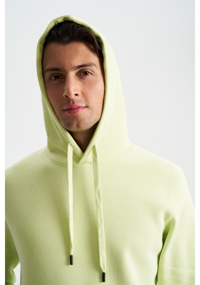 AR-MA Arma Şık Erkek Regular Fit Basic 3 İplik Şardonlu Kanguru Cepli Kapüşonlu Sweatshirt 001
