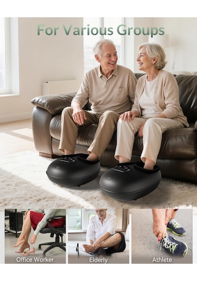 Snailax Shiatsu Ayak Masajı Plantar Fasiit İçin Derin Yoğurma Sıkıştırma Titreşim Hediye Erkekler Kadınlar İçin Uyar Boyutu 14" Snailax Shiatsu Ayak Masajı Plantar Fasiit İçin Derin Yoğurma Sıkıştırma Titreşim Hediye Erkekler Kadınlar İçin Uyar Boyutu 14"