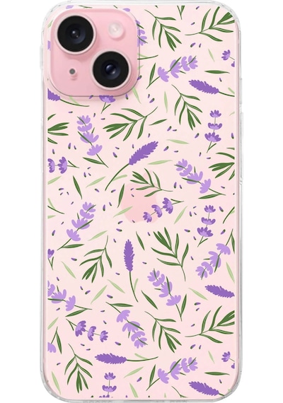 Apple Uyumlu iPhone 15 İle 1mm Slim Fit Water Color 3 Baskılı Şeffaf Kılıf