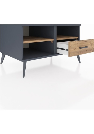 Kronos Şifonyer 2 Raflı Tek Çekmeceli 88x59x48 Antrasit-çam Çam Kronos Şifonyer 2 Raflı Tek Çekmeceli 88x59x48 Antrasit-çam Çam