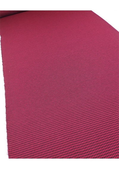 Kırmızı Siyah Pötikareli İnce Esnek Jakarlı Örme Kumaş Hırkalık & Kazaklık 140x200cm-12661 Kırmızı,siyah