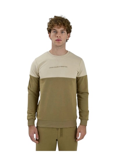 United Colors Of Benetton Erkek Sweatshirt Ben.m21519 Ekru