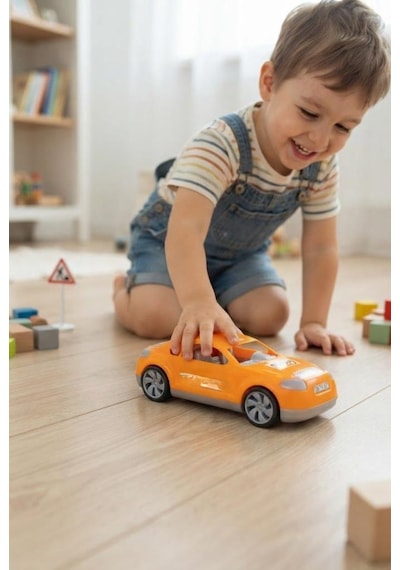 TıfılToys Spor Yarış Arabası 35 Cm Nissan 350z Tasarımlı Turuncu Eğlenceli Oyuncak Yarış Arabası