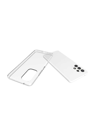 Zore Galaxy Uyumlu A73 Kılıf Süper Silikon Kapak - Renksiz Renksiz