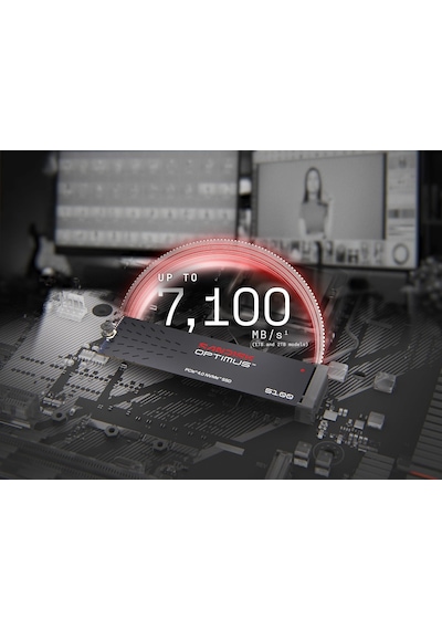 Sandısk Optimus 5100 1tb 7100/6700mb/s Pcıe 4.0 X4 Nvme Ssd Sdsp51100tan