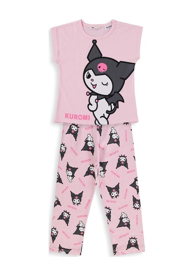 Kuromi 10-13 Yaş Pijama Takımı - Pembe