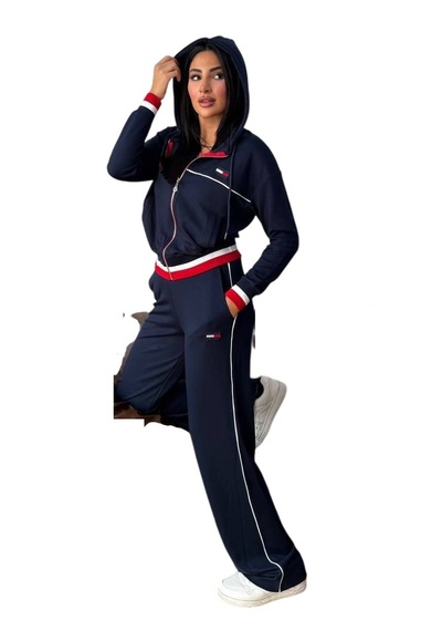 Tommy Hilfiger Bayan 3 "lü Eşofman Takımı Set Lacivert