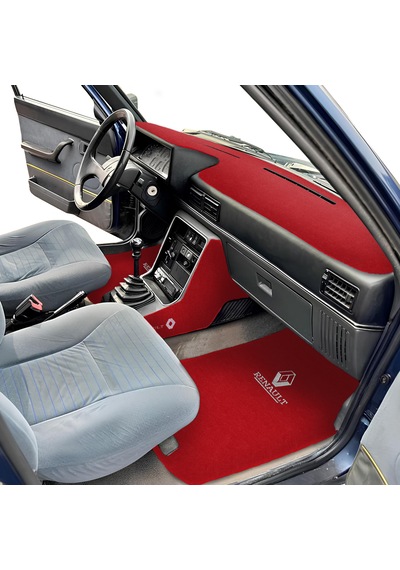 Renault Broadway R9 /11 Spring Fairway Flash Kırmızı Oto Paspas & Torpido Vites Konsol Koruma Seti