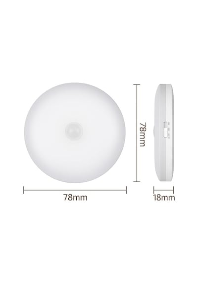 Sensörlü Led Gece Lambası Şarj Edilebilir Ve Taşınabilir 4000k Işık Usb İle Dolap Içi Merdiven Gardrop Altı Ku Diğer 77336933