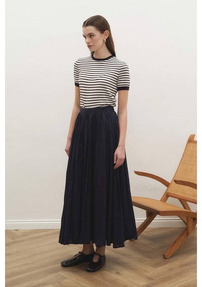 Hooopstore Boho Crash Lacivert Etek