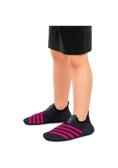 Kiko Kids Enigma Havuz Plaj Kız Çocuk Deniz Ayakkabısı 7501 Siyah - Fuşya Siyah - Fuşya