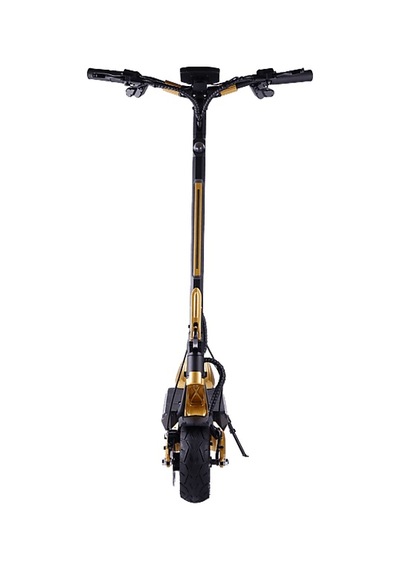 Mukuta 9 Plus 1600 W 70 Km Menzil Elektrikli Scooter Siyah Sarı Siyah, Sarı